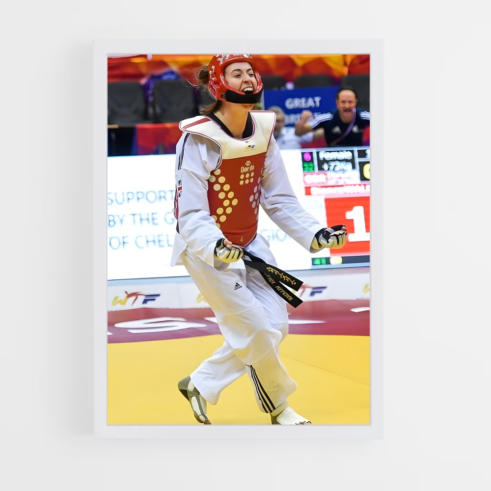 Poster Karate Passion – affiche Taekwondo (vue 3)